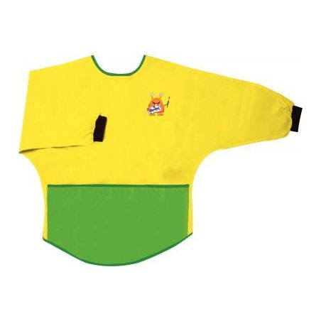 Achetez Tablier enfant modèle 2- 3 ans vert/ jaune 1256 pas cher sur Ma Rentrée Scolaire