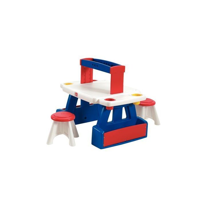 Bureau double + 2 tabourets 829999