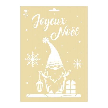 Achetez Lot de 3 pochoirs de Noël en plastique format A4 226117 GRAINE CRE pas cher sur Ma Rentrée..