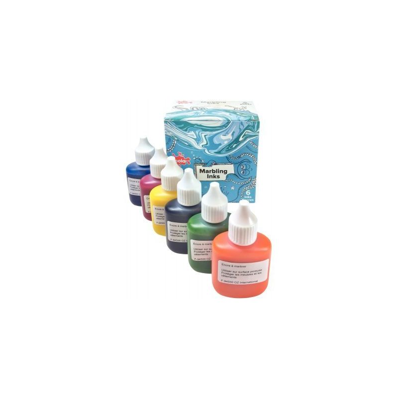 Achetez Kit de marbling 6 flacons 25ml, couleurs classiques MI25/6/A pas cher sur Ma Rentrée Scolai.. Achetez Kit de marbling 6 flacons 25ml, couleurs classiques MI25/6/A pas cher sur Ma Rentrée Scolai..