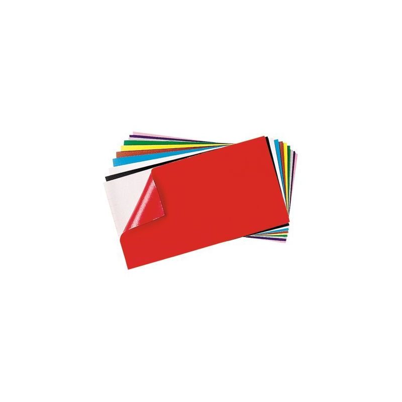 Achetez Paquet de 10 coupons de feutrine adhésive format 23,5 x 45 cm, couleurs assorties SC41868 p..