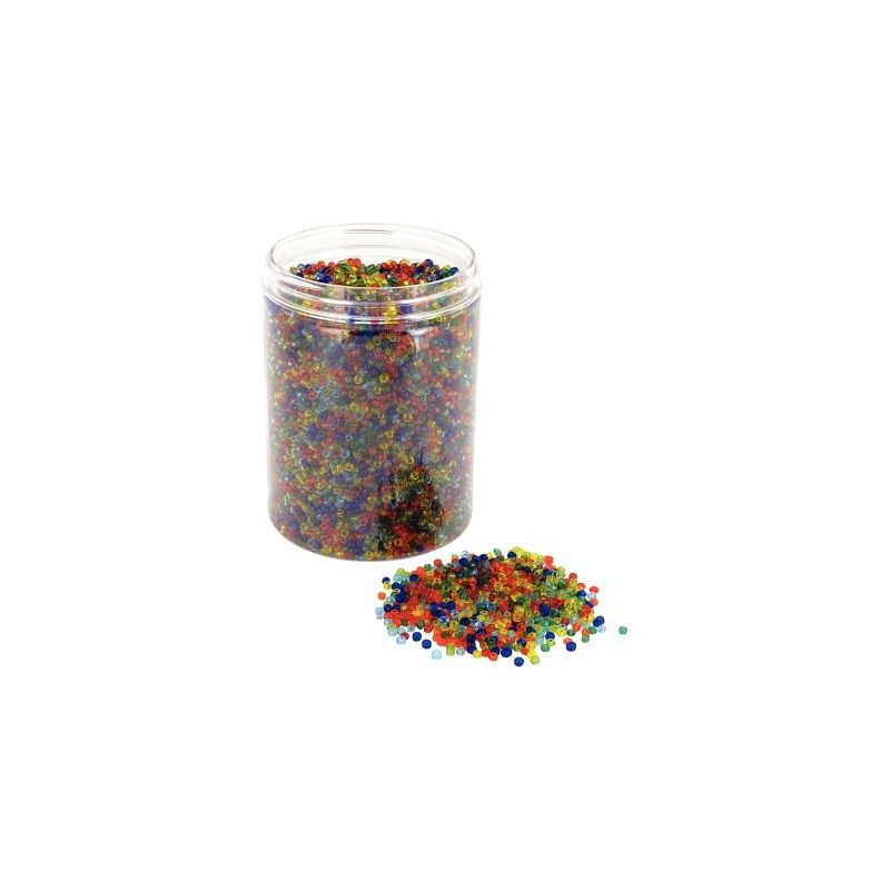 Achetez Bocal de 500 grammes de perles rocailles transparentes diamètre 2,5 mm assortis 1279/46110 .. Achetez Bocal de 500 grammes de perles rocailles transparentes diamètre 2,5 mm assortis 1279/46110 ..