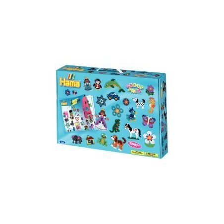 Achetez Valise collectivité, perles à repasser HAMA, taille midi, boite grand modèle 3096 HAMA pa..