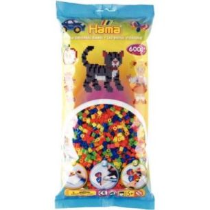 Achetez Sachet de 6 000 perles Hama à repasser taille midi néon 205-51 HAMA pas cher sur Ma Rentr ..