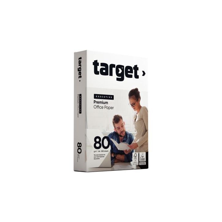 Ramette de 500 feuilles de papier blanc 80g de format A3 TARGET EXECUTIVE TARGET EXECUTIVE A3