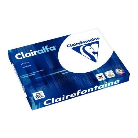 Achetez CLAIREFONTAINE Ramette de 500 feuilles papier Blanc CLAIRALFA 80 grammes format A3 1969 pas ..