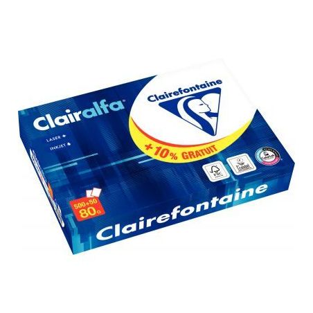 Achetez Ramette de 550 feuilles format A4 80g blanc CLAIRALFA 1979PC CLAIRALFA CLAIREFONTAINE pas ch..