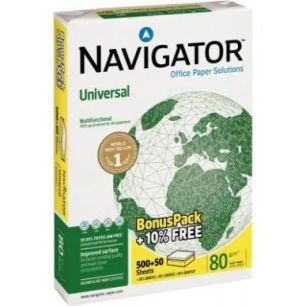 Achetez Ramette de 500 feuilles + 50 feuilles A4 80g blanc NAVIGATOR 355521 NAVIGATOR pas cher sur M..