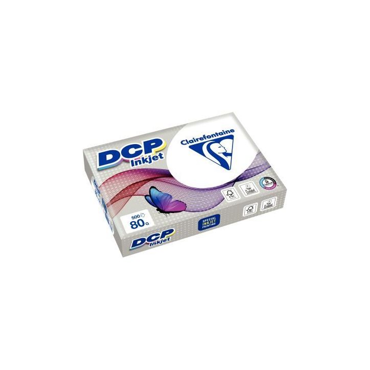 Ramette de 500 feuilles A4 80g blanc DCP INKJET 50700C CLAIREFONTAINE