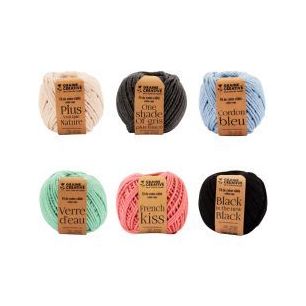 Achetez Lot de 6 bobines coton cable assortis 200397 pas cher sur Ma Rentrée Scolaire