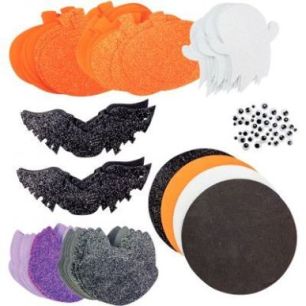 Achetez Sachet de 65 formes Halloween en mousse de caoutchouc et accessoires 3579 pas cher sur Ma Re..