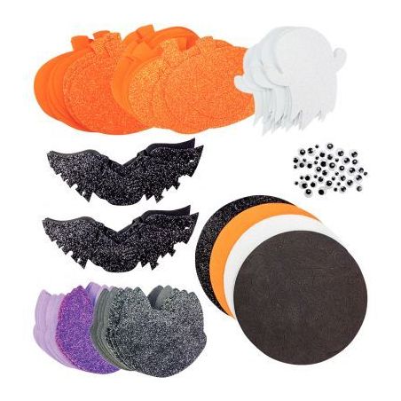 Achetez Sachet de 65 formes Halloween en mousse de caoutchouc et accessoires 3579 pas cher sur Ma Re..