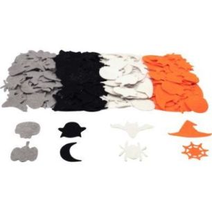 Achetez Sachet de 200 formes halloween en feutrine adhésive L205968 pas cher sur Ma Rentrée Scolai..