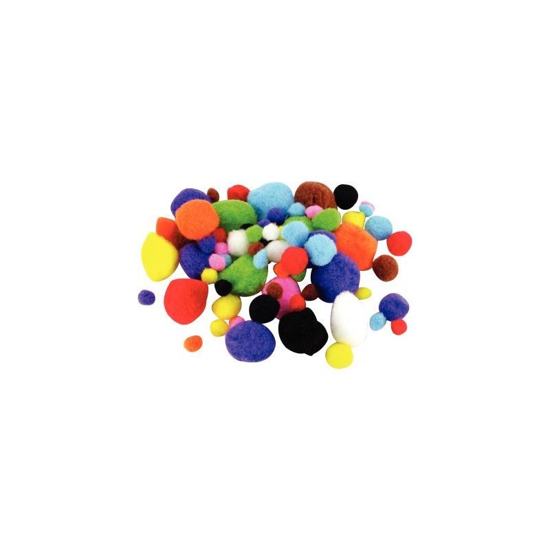 Achetez Sachet de 300 pompons tailles et couleurs assorties 2129 pas cher sur Ma Rentrée Scolaire