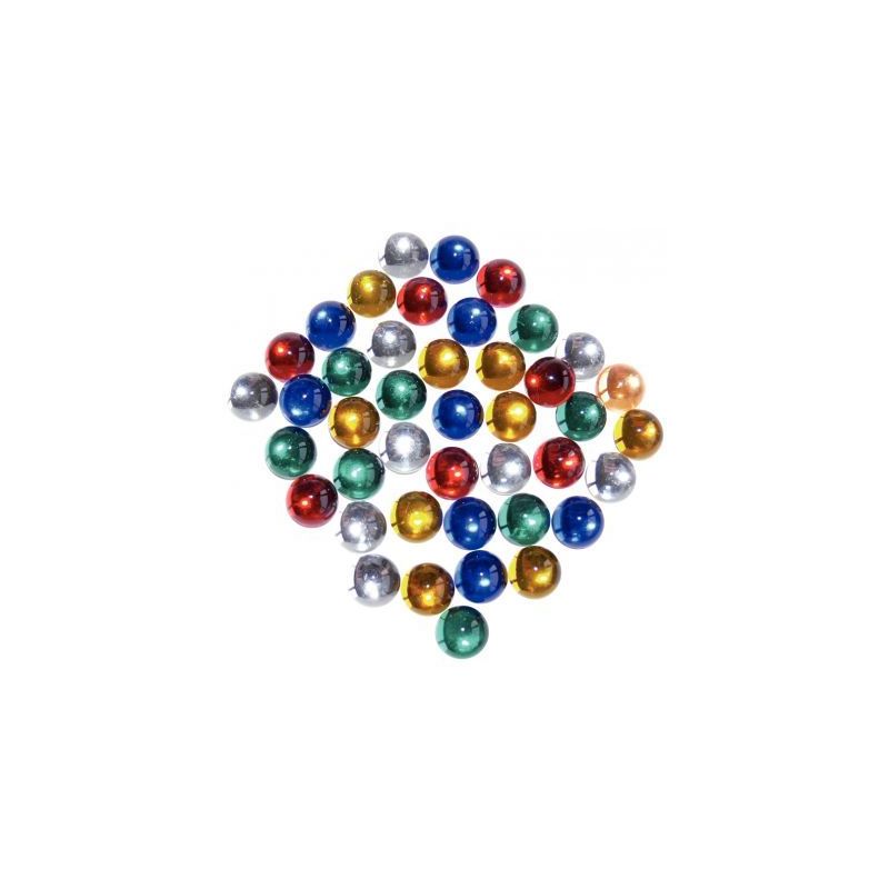 Achetez Sachet de 200 cabochons imitation verre à coller, diamètre : 1 cm, couleurs assorties SC41..