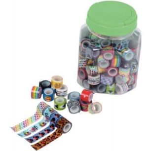 Achetez Pot de 100 rubans adhésifs fantaisie L917000 pas cher sur Ma Rentrée Scolaire