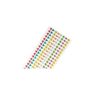 Achetez Pochette de 320 pierres Époxy adhésives formes géométriques couleurs assorties 500401 pa..