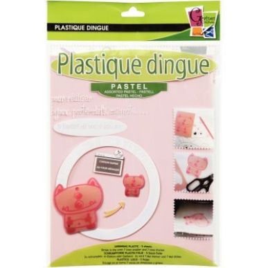Achetez Pochette de 5 feuilles de plastique fou, coloris pastel, format L 26 x l 20 cm 540295 pas ch..