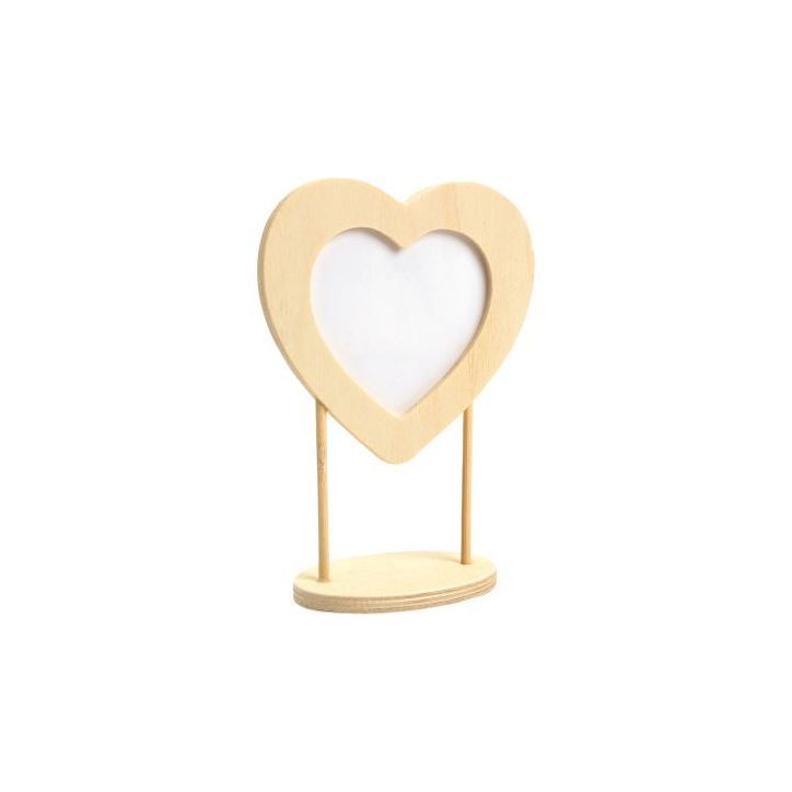 Cadre coeur sur pied en bois 101301 GRAINE CRE