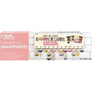 Achetez Calendrier des anniversaires en bois 101371 pas cher sur Ma Rentrée Scolaire