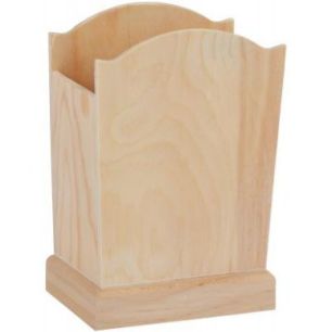 Achetez Lot de 5 pots à crayons en bois, hauteur 15 cm MAJ7393 pas cher sur Ma Rentrée Scolaire