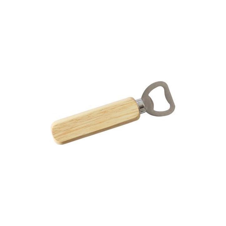 Lot de 10 décapsuleurs en bois naturel, longueur 14 cm 2037