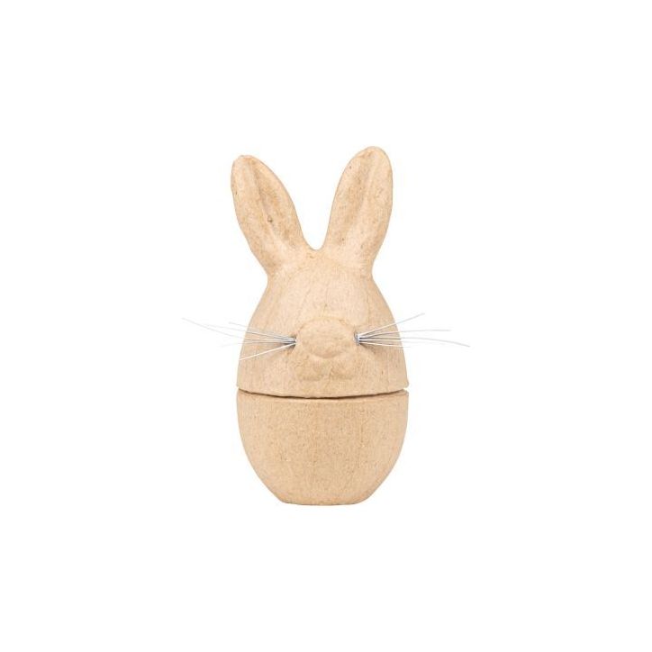 Boite oeuf pâques lapin en carton BT090C DECOPATCH