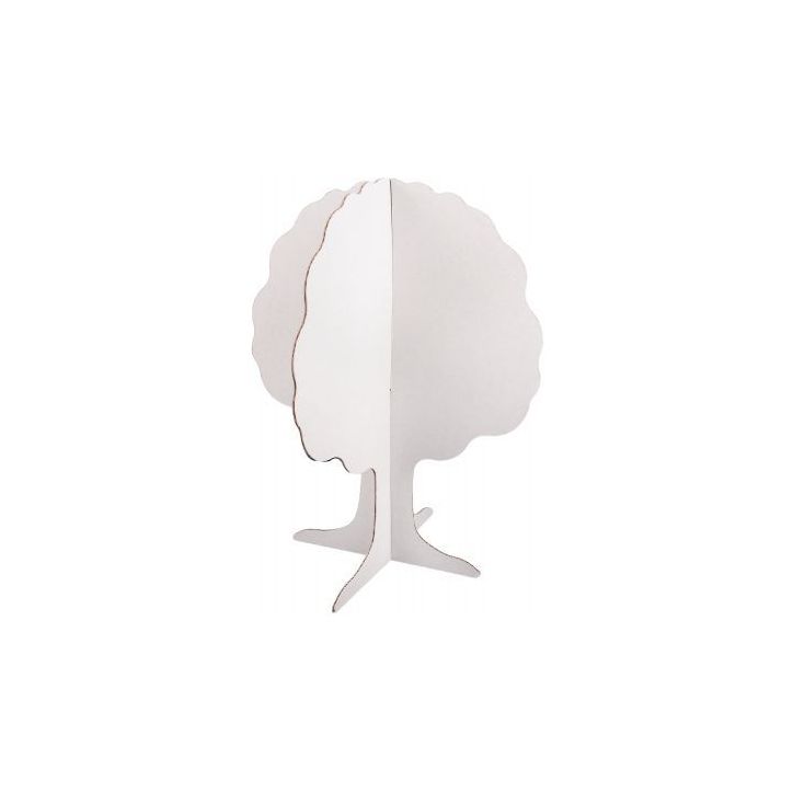 Lot de 10 pommiers en carton blanc, hauteur 24 cm POM/10 CLEOPATRE