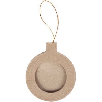 Achetez Lot de 10 cadres boules de Noël à suspendre, assortiment n°1 NO050MAJC DECOPATCH pas cher..
