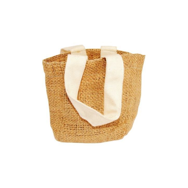 Lot de 10 sacs en jute naturel L420000