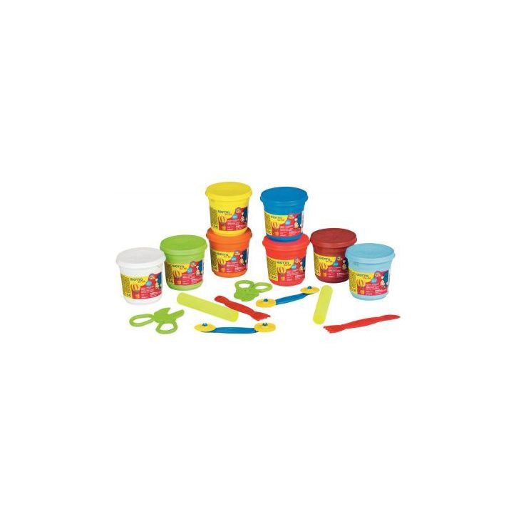 Schoolpack de 8 pots de 220G de pâte à jouer GIOTTO bébé F463200 GIOTTO BEB GIOTTO
