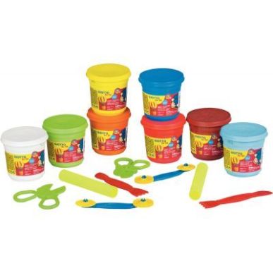Achetez Schoolpack de 8 pots de 220G de pâte à jouer GIOTTO bébé F463200 GIOTTO BEB GIOTTO pas c..
