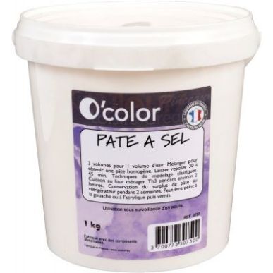 Achetez Seau 1 kg de pâte à sel PATSEL1KG_01/49972 O'COLOR pas cher sur Ma Rentrée Scolaire