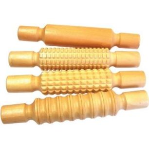 Achetez Lot de 4 rouleaux en bois à empreinte 2107 pas cher sur Ma Rentrée Scolaire