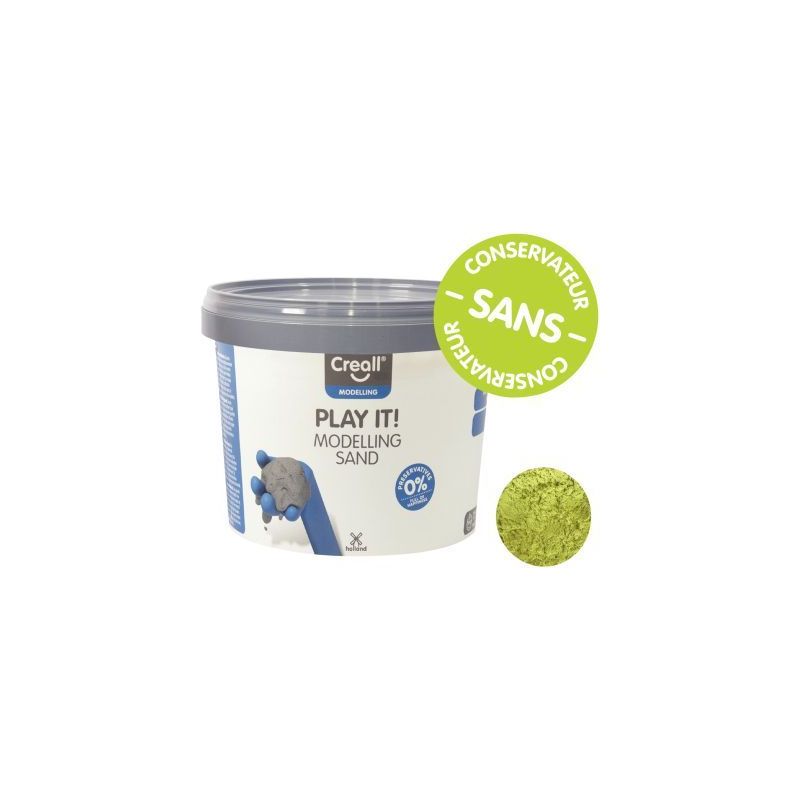 Achetez Seau de 750 grammes de sable magique coloris jaune 03204 CREALL pas cher sur Ma Rentrée Sco..