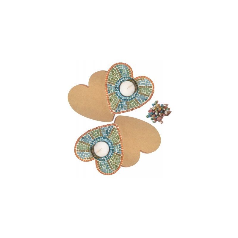 Achetez Atelier créatif de 12 bougeoirs en forme de coeur à décorer 518 pas cher sur Ma Rentrée ..