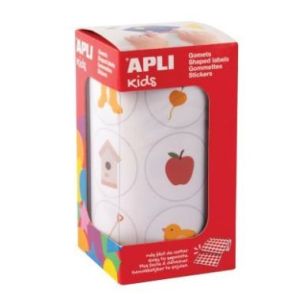 Achetez Rouleau 360 gommettes adhésif permanent thème jardin 20051 APLI pas cher sur Ma Rentrée S..