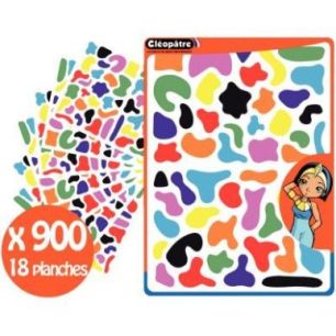 Achetez Pochette de 900 gommettes splash assorties GASPLASH/18 CLEOPATRE pas cher sur Ma Rentrée Sc..