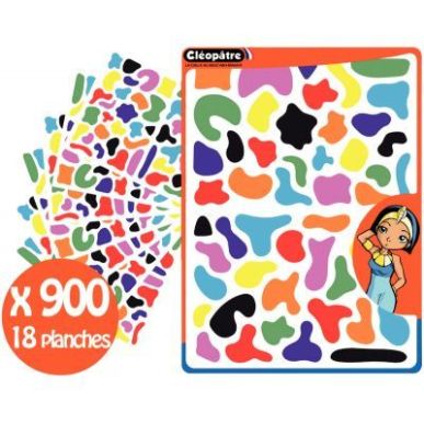 Achetez Pochette de 900 gommettes splash assorties GASPLASH/18 CLEOPATRE pas cher sur Ma Rentrée Sc..
