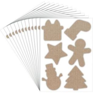 Achetez Pochette 72 gommettes kraft noel L940022 pas cher sur Ma Rentrée Scolaire