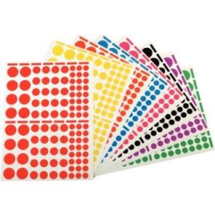 Achetez Pochette de 1 040 gommettes adhésives format ronds assortis 119219 AGIPA pas cher sur Ma Re..