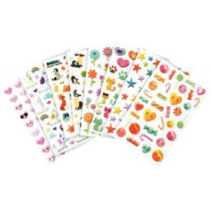 Achetez Pochette de 294 stickers déco 3D cooky thème fantaisie CY102C CLAIREFONTAINE pas cher sur ..