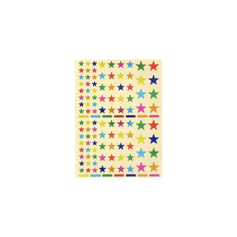 Achetez Pochette 624 gommettes étoiles couleurs assorties 18396 APLI pas cher sur Ma Rentrée Scola..