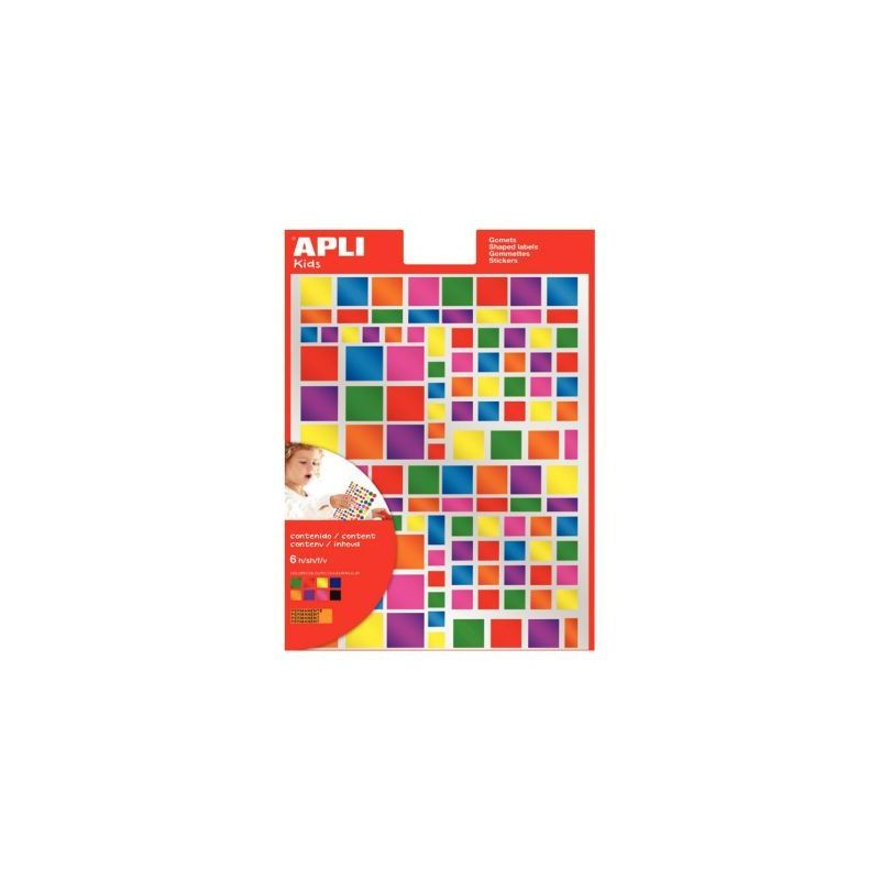 Achetez Pochette de 756 gommettes carrés métallisées couleurs assorties 13530 AGIPA pas cher sur ..