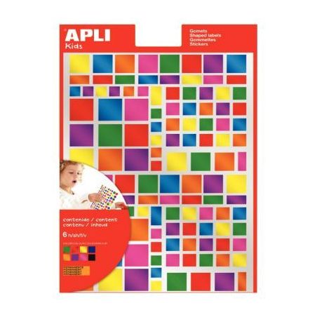Achetez Pochette de 756 gommettes carrés métallisées couleurs assorties 13530 AGIPA pas cher sur ..