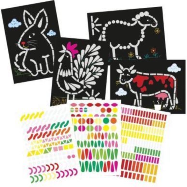 Achetez Ateliers gommettes animaux ferme AF036C MY MANDARI CLAIREFONTAINE pas cher sur Ma Rentrée S..