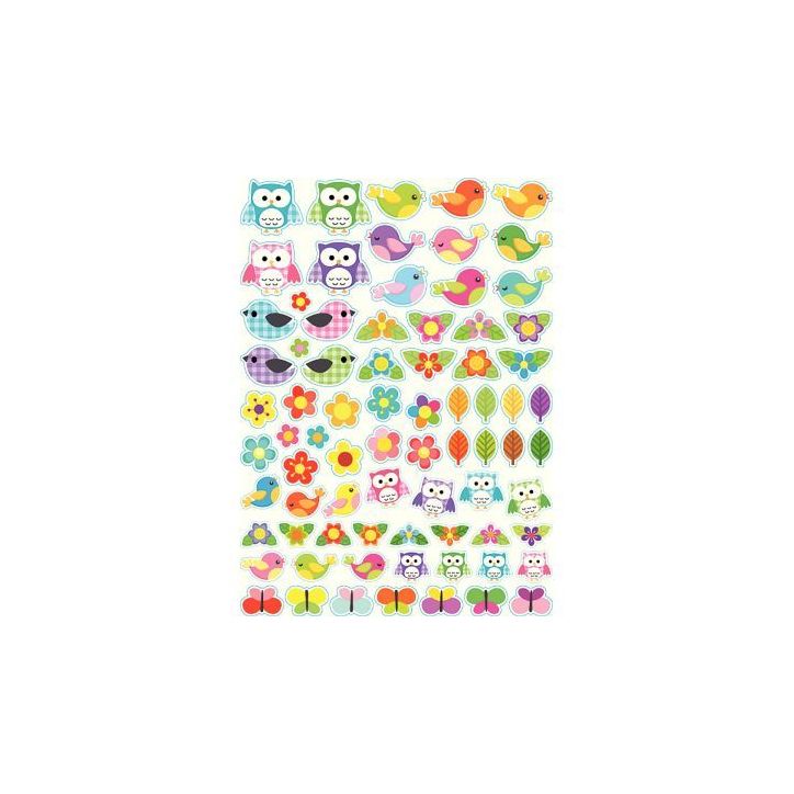 Sachet 260 gommettes nature assorties MAJ6118
