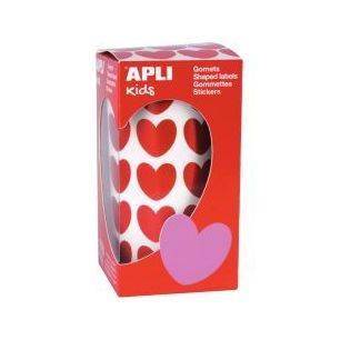 Achetez Rouleau de 900 gommettes Cur rouges 20 x 18 mm 16731 AGIPA pas cher sur Ma Rentrée Scolai..