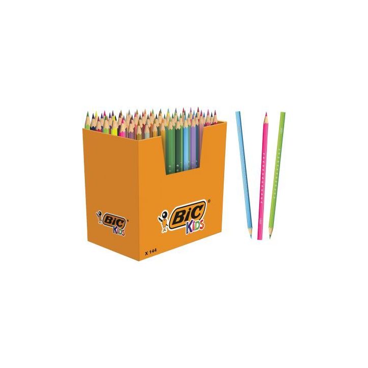 Classpack de 144 crayons de couleur Smooth assortis 301909 BIC