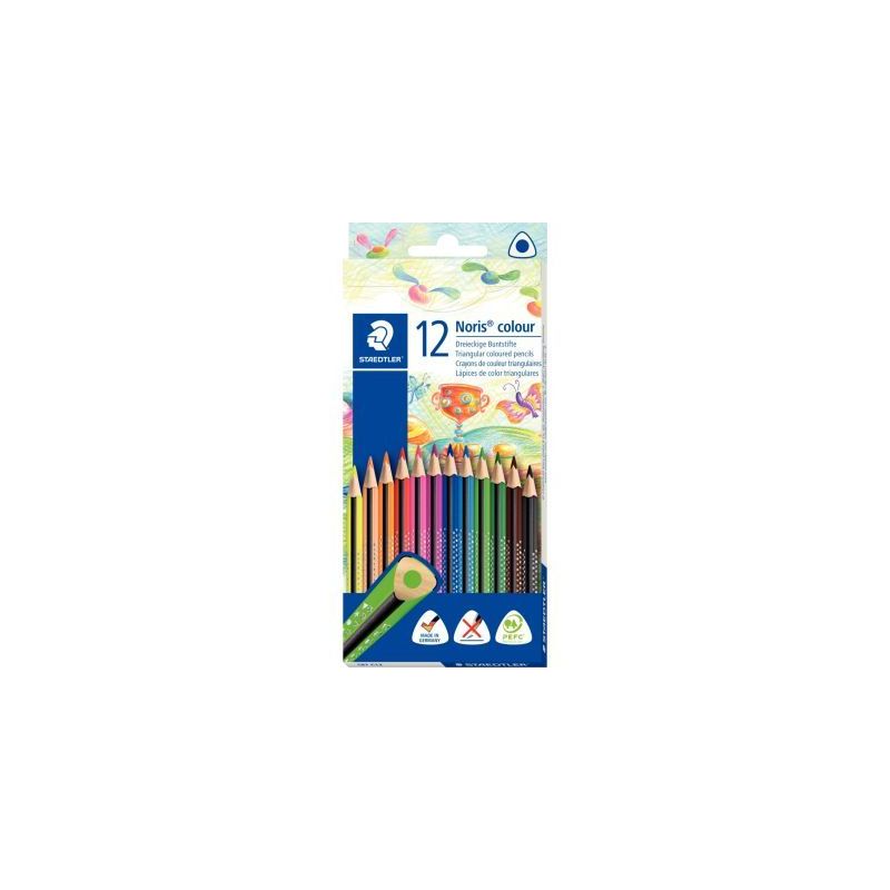 Achetez Etui 12 crayons noris colour triangulaire 187C12 NORIS STAEDTLER pas cher sur Ma Rentrée Sc..